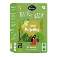Lemon Darjeeling, Grüntee mit Zitronenschalenöl, bio, Teebeutel