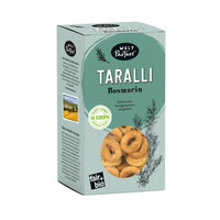 Taralli, bio°, italienisches Salzgebäck mit Romarin, 200g