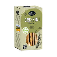 Grissini, bio°, italienisches Salzgebäck mit Fenchelsamen, 175g