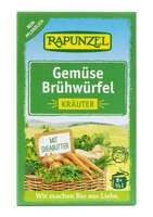 Gemüse-Brühwürfel mit Kräutern, mit Bio-Hefe