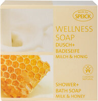 Wellness Soap, Dusch + Badeseife Milch & Honig
