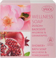 Wellness Soap, Dusch + Badeseife Wildrose & Granatapfel