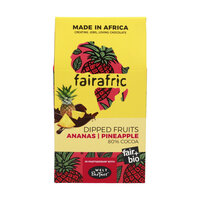 Dipped Fruits Ananas, in Zartbitterschokolade, bio