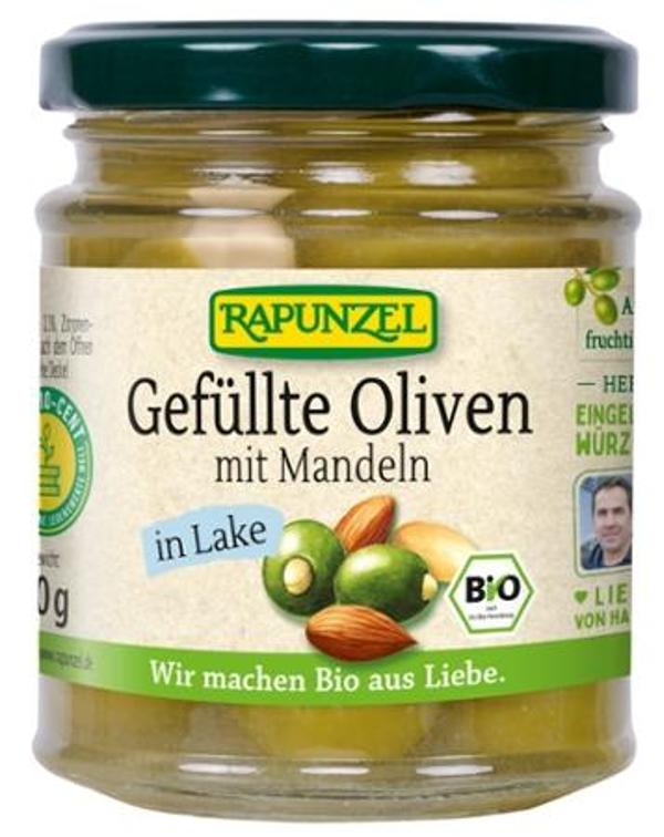 Produktfoto zu Gefüllte Oliven mit Mandeln in Lake