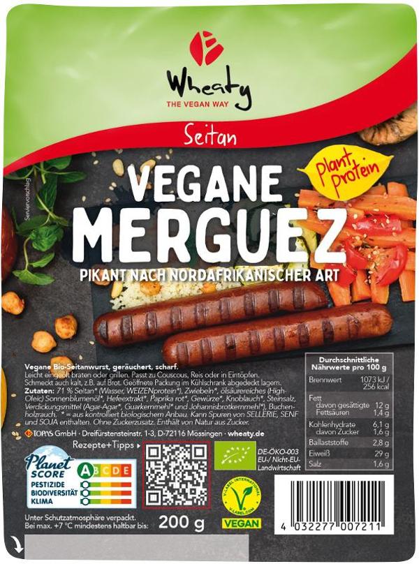 Produktfoto zu Wheaty Vegane Merguez