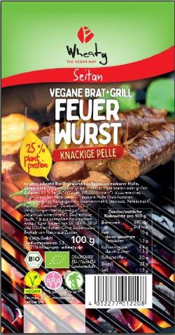 Wheaty Feuerwurst Brat+Grill