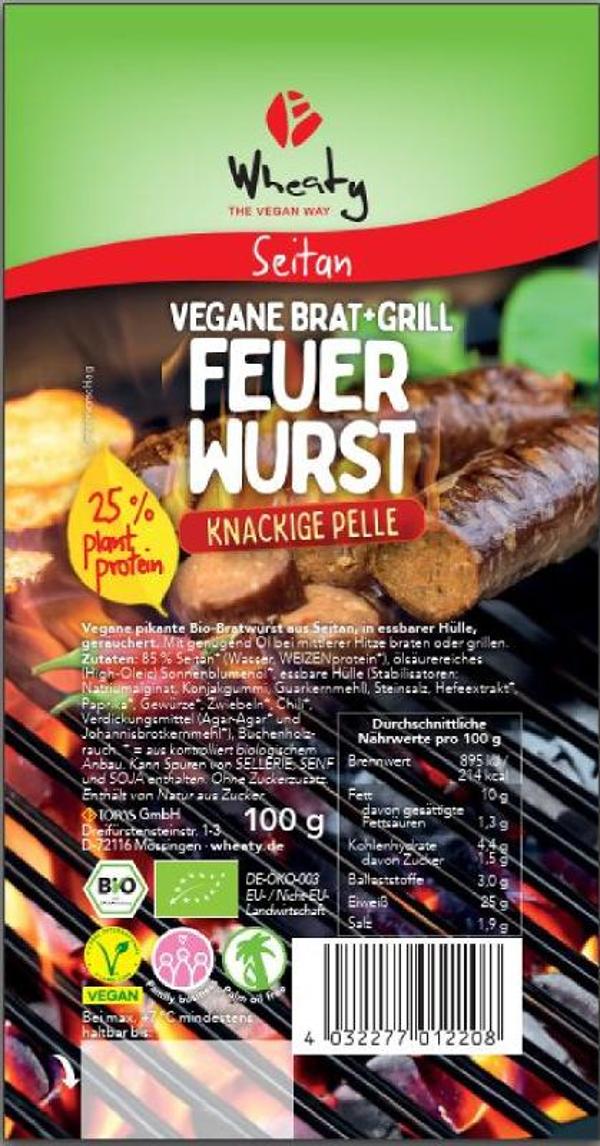 Produktfoto zu Wheaty Feuerwurst Brat+Grill