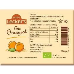 Orangeat ohne Weißzucker, gewürfelt 100g