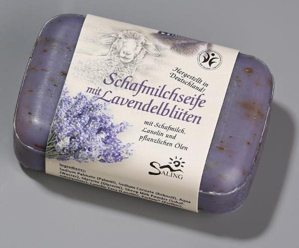 Produktfoto zu Schafmilchseife Lavendelblüten