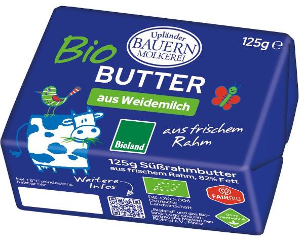 Produktfoto zu Butter Süßrahm 125g