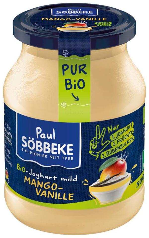 Produktfoto zu Joghurt Mango Vanille 3,8%
