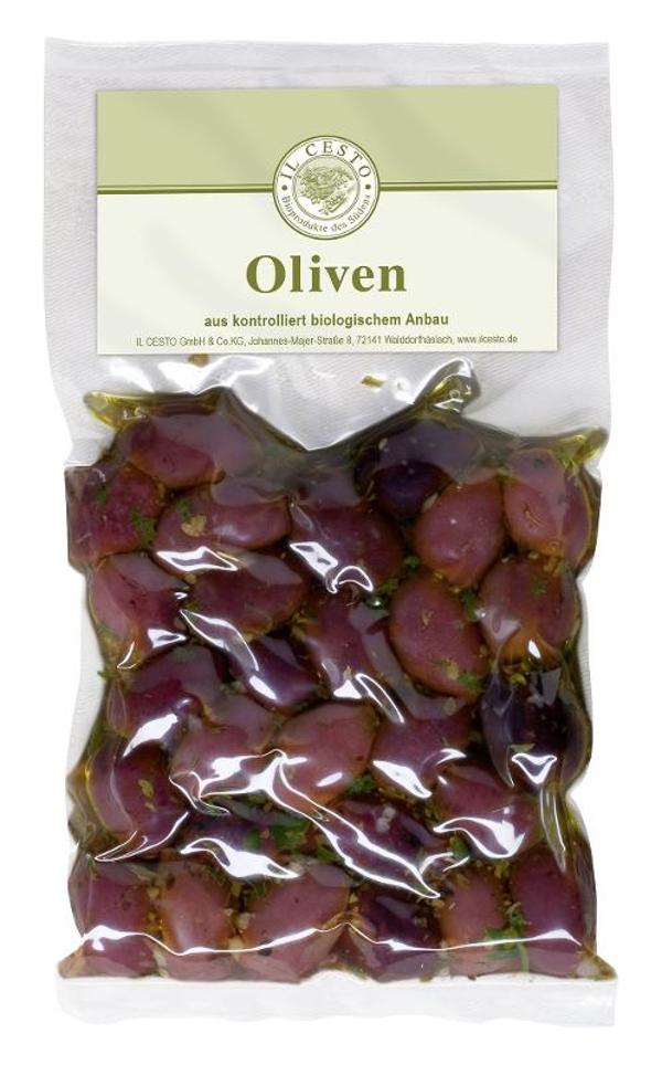 Produktfoto zu Griechische Kalamata Oliven ohne Stein mariniert