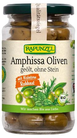 Oliven Amphissa mit Kräutern