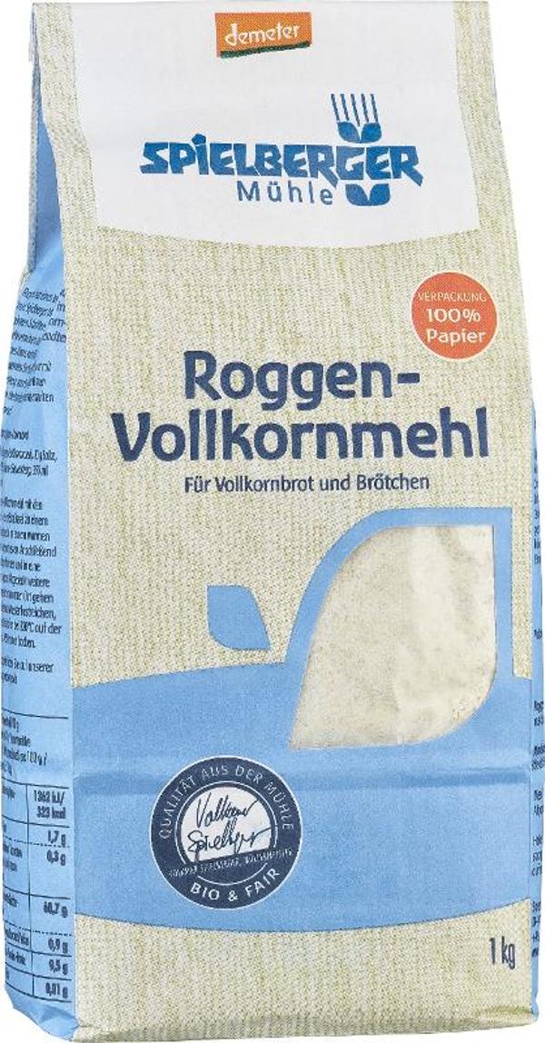 Produktfoto zu Roggen Vollkornmehl 1kg