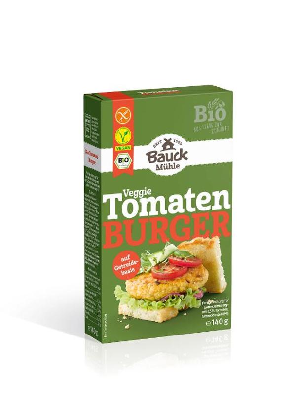 Produktfoto zu Tomaten Burger mit Basilikum