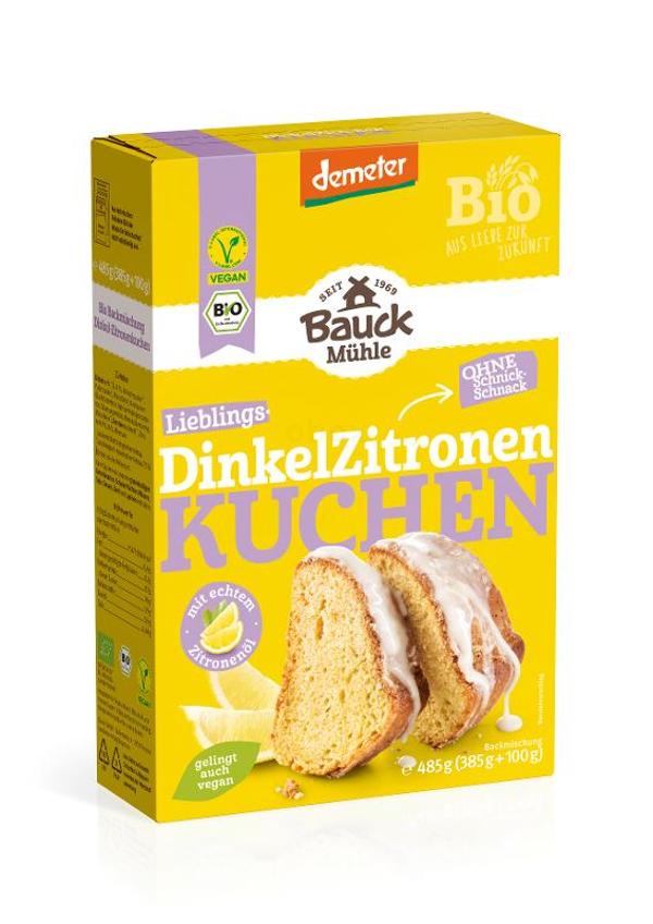 Produktfoto zu Dinkel Zitronenkuchen - Backmischung