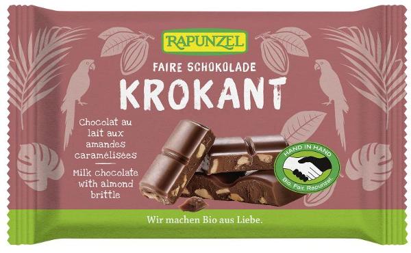 Produktfoto zu Vollmilchschokolade mit Mandel-Krokant