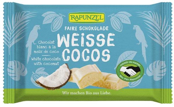 Produktfoto zu Weiße Kokos Schokolade