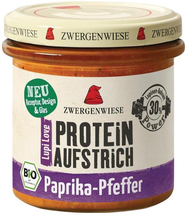 Produktfoto zu LupiLove Paprika-Pfeffer - Lupinen Brotaufstrich