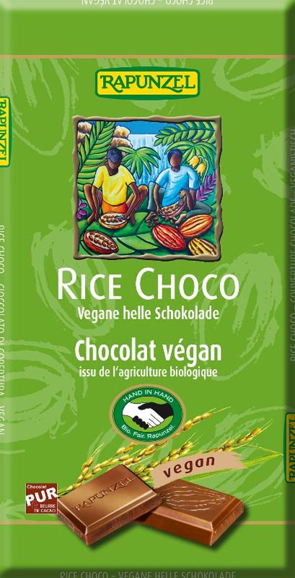 Produktfoto zu Rice Choco - vegane, helle Schokolade