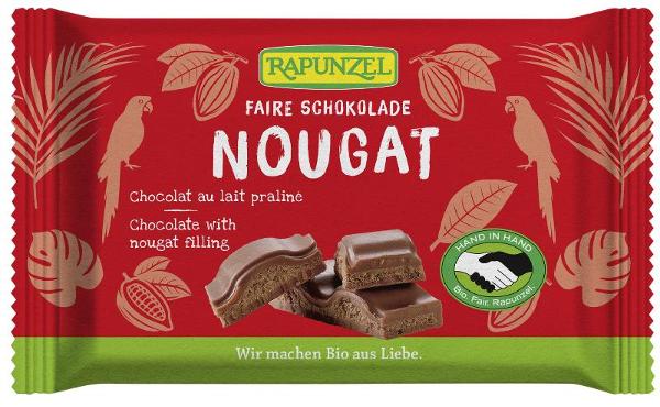 Produktfoto zu Vollmilchschokolade mit cremiger Nougat-Füllung