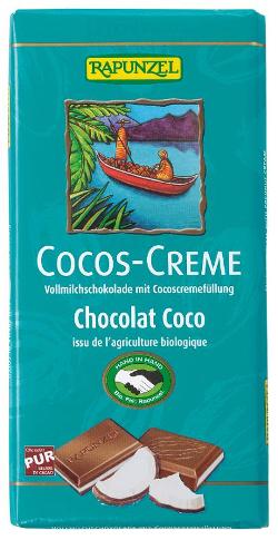 Vollmilchschokolade Kokos- und Milchfüllung