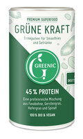 Grüne Kraft Superfood Trinkpulver Mischung
