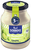 Bio Weidemilchjoghurt Limette-Minze 3,8 % Fett im Milchanteil