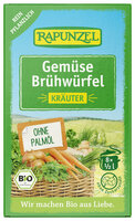 Gemüse-Brühwürfel mit Kräutern, mit Bio-Hefe