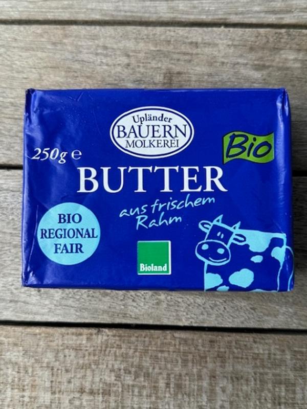 Produktfoto zu Butter, Süßrahm 250g