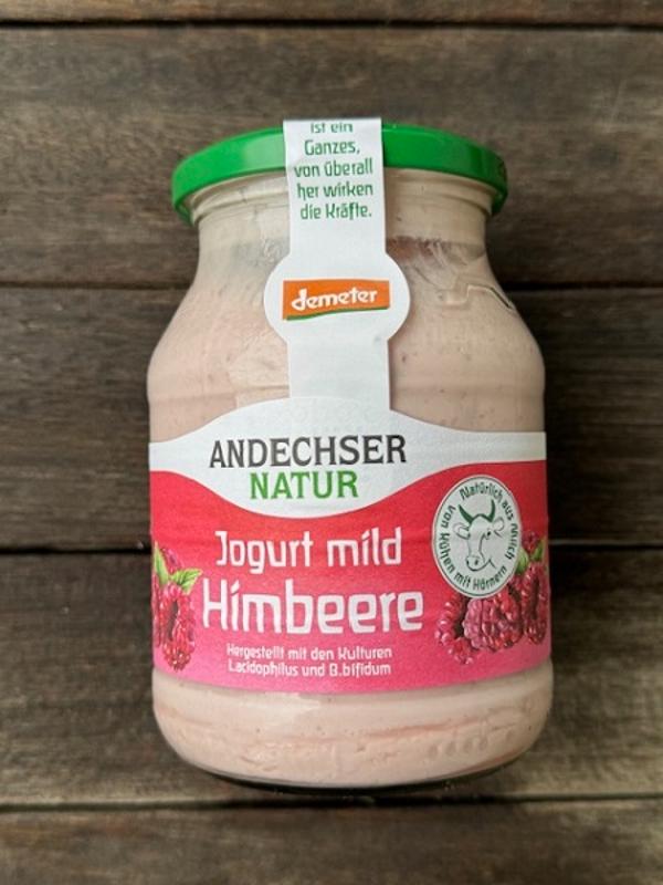 Produktfoto zu Joghurt - Himbeere mild 500g  Glas