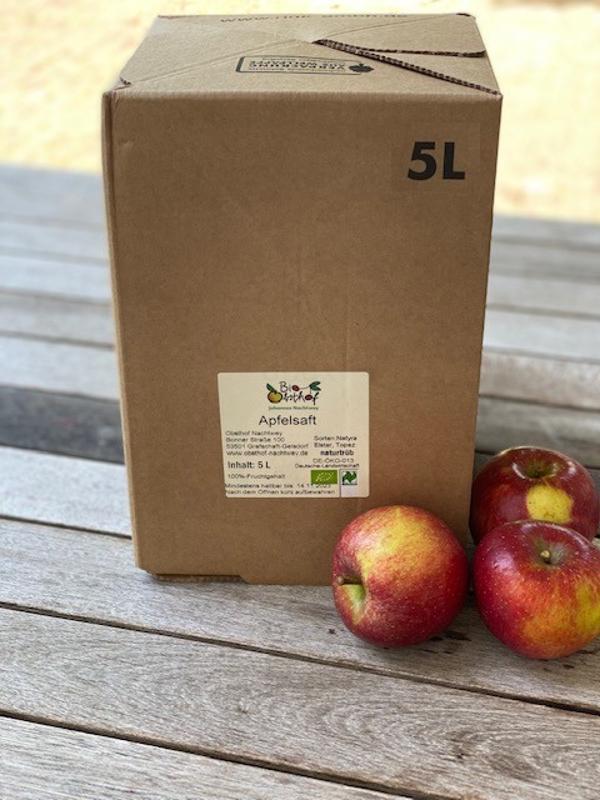 Produktfoto zu Apfelsaft, Bag-in-Box naturtrüb 5 Liter