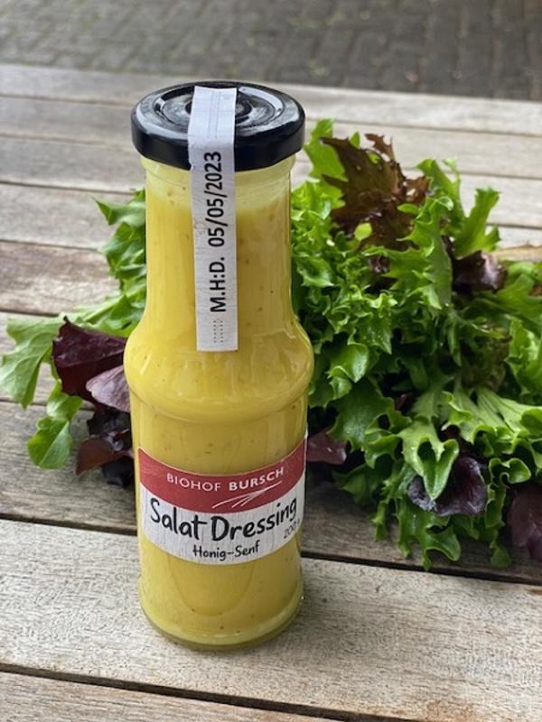 Produktfoto zu Salat-Dressing Honig-Senf 200g Glas