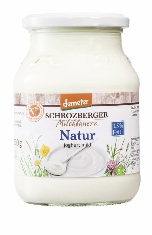 Produktfoto zu Demeter Vollmilchjoghurt 3,5% Fett 500g Glas