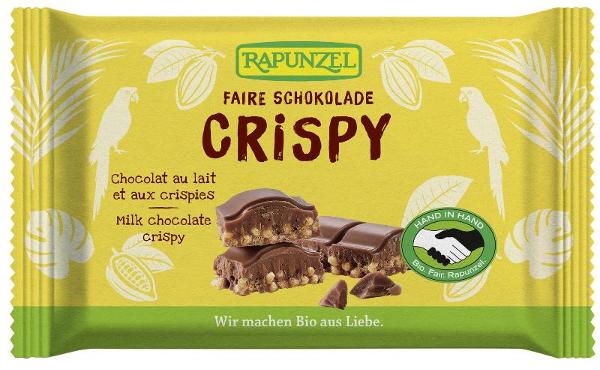Produktfoto zu Vollmilch Schokolade Crispy 100g