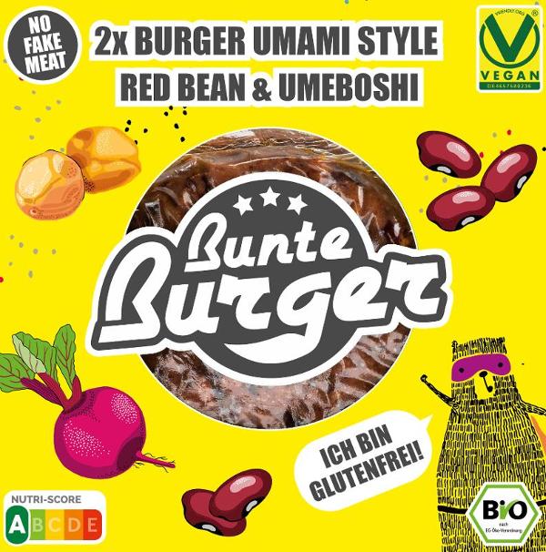 Produktfoto zu Red Bean Burger Umami-Style
