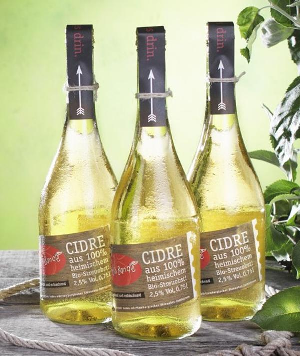 Produktfoto zu Bio-Apfel-Cidre 0,75l  EINWEG
