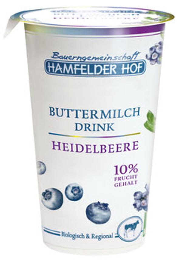Produktfoto zu Buttermilchdrink Heidelbeere 250g
