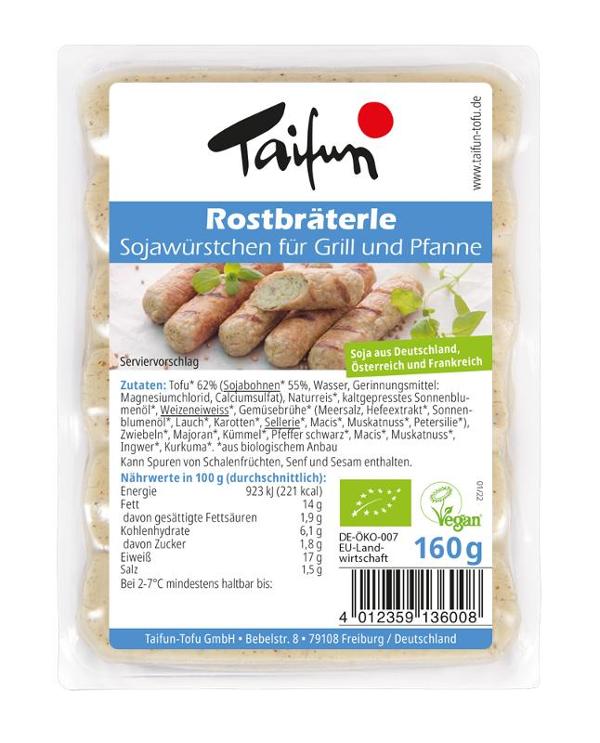 Produktfoto zu Tofu Rostbräterle (6 Stück)