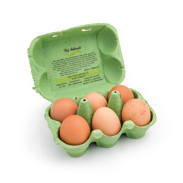 Produktfoto zu 6er Eier vom Hof Ankersolt