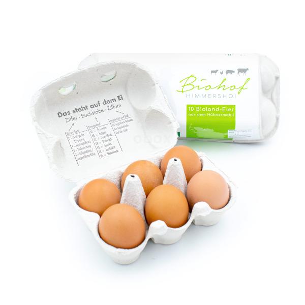 Produktfoto zu 6er Eier Bioland