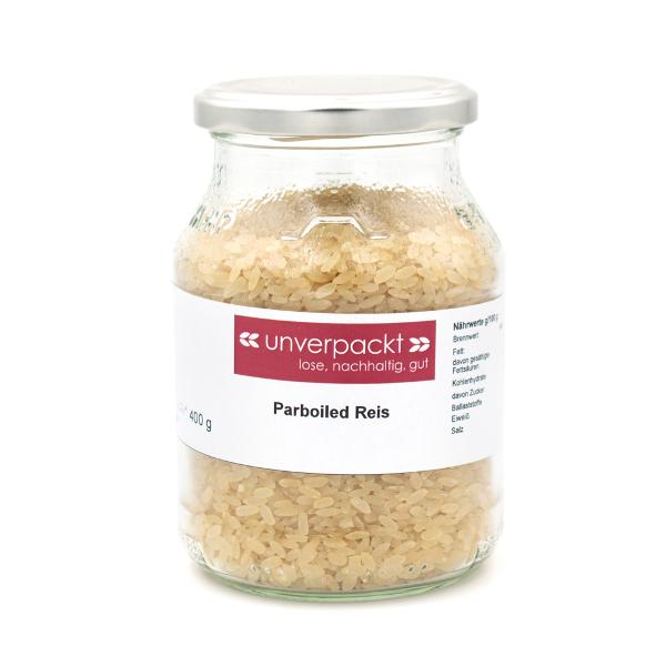Produktfoto zu Parboiled Reis im Pfandglas 400g