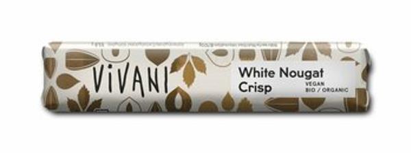 Produktfoto zu Riegel White Nougat Crisp (vegan)