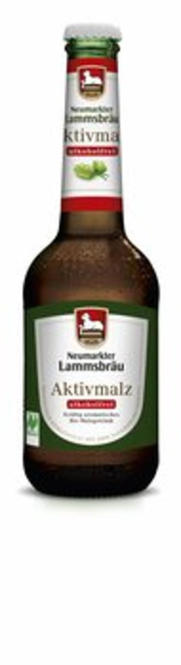Produktfoto zu Kiste Lammsbräu Aktivmalz (10 x 0,33l)