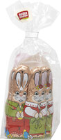 Vollmilch-Schoko-Osterhasen in Stanniolpapier