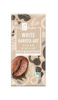 White Barista Art