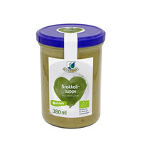 Bio Brokkolisuppe mit roten Linsen