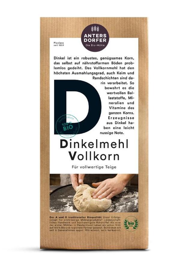 Produktfoto zu Dinkelmehl Vollkorn 1kg