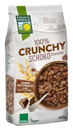 Crunchy 100% Schoko 400g