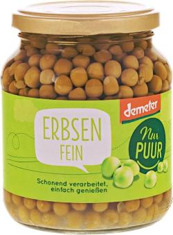 Erbsen fein im Glas 350g